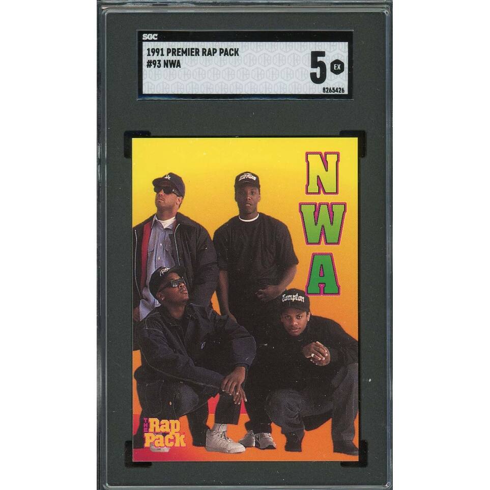 NWA 1991 Premier Rap Pack Card #93 Graded SGC 5 - 8'6" x 11'6"