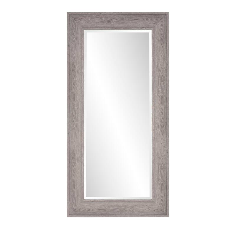 Allan Andrews Ashford Gray Rectangular Framed Wall Mirror