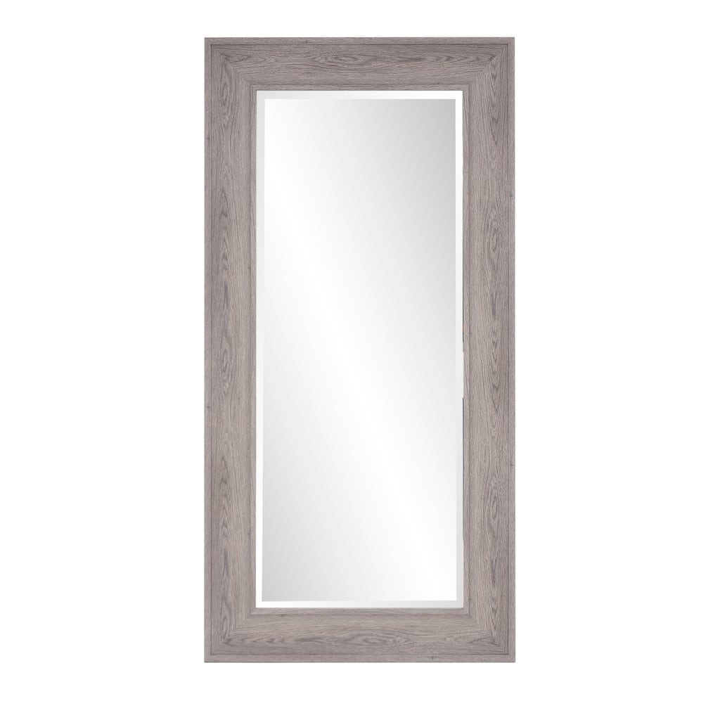 Allan Andrews Ashford Gray Rectangular Framed Wall Mirror