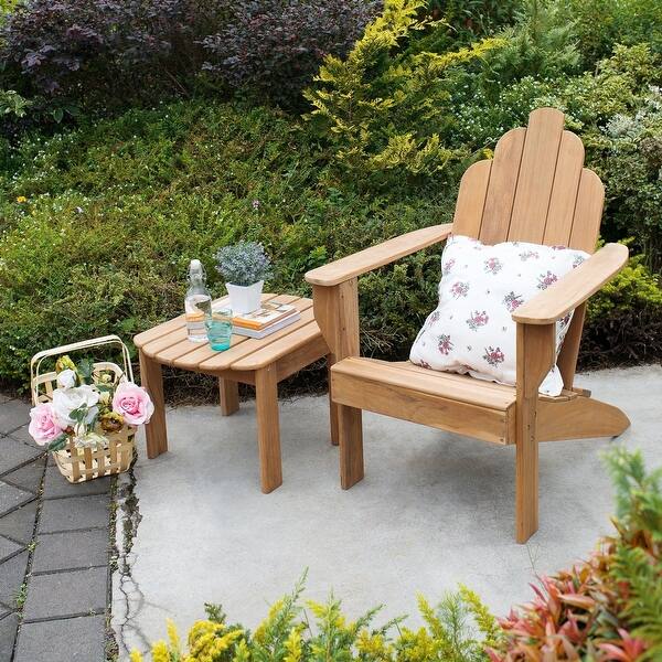 Shop Cambridge Casual Sherwood Teak Adirondack Chair On Sale