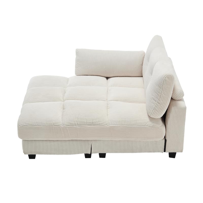 Sleeper Sofa Couch Bed,Oversized Chaise Lounge Chair Cozy Cloud Couch