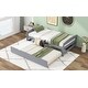 preview thumbnail 23 of 24, Twin Size Platform Bed With Twin Size Trundle