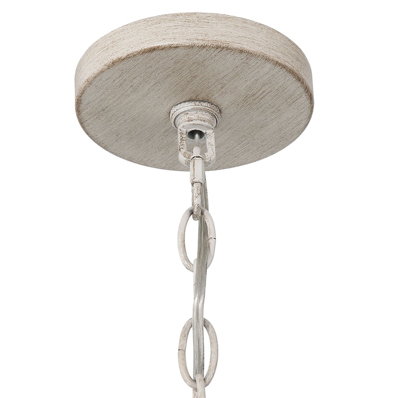 Farmhouse 5-light French Country Candle Chandelier for Dining Room with UL Certified - 27.5 inches