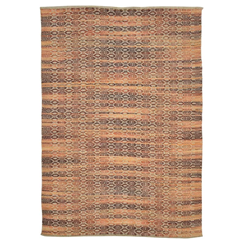 Sasha Sinae All-Natural Jute & Rayon Flatweave Area Rug
