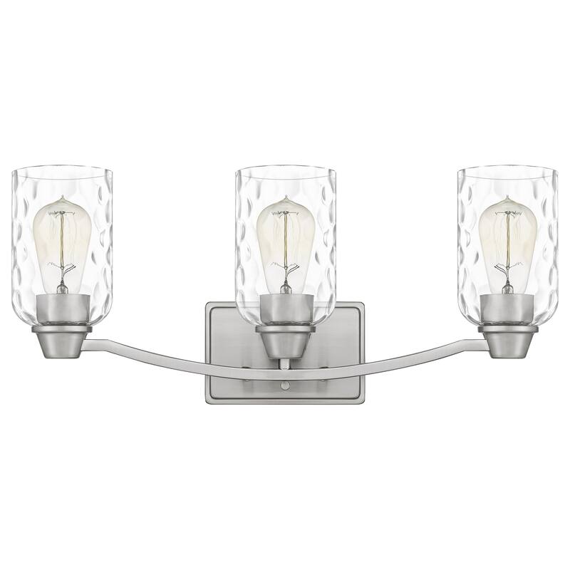Acacia 3-Light Brushed Nickel Bath Light