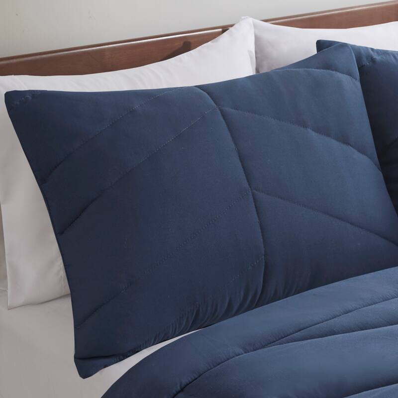 Intelligent Design Alden Quilted Chevron Comforter Set