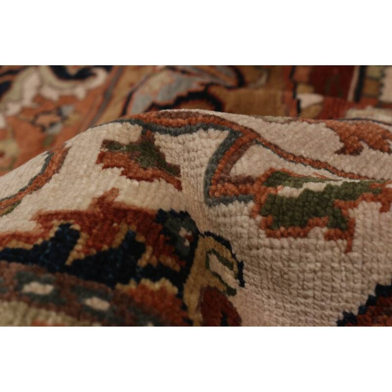 ECARPETGALLERY Hand-knotted Jules Sultane Ivory Wool Rug - 8'8 x 11'6