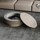 preview thumbnail 11 of 160, Modern Solid Wood Veneered Round/Oval/Rectangular Coffee Tea Table with Storage.