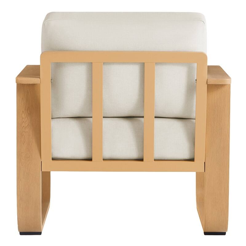 Spruce & Spring Outdoor Patio Furniture Set Aluminum Sofa Accent Chair