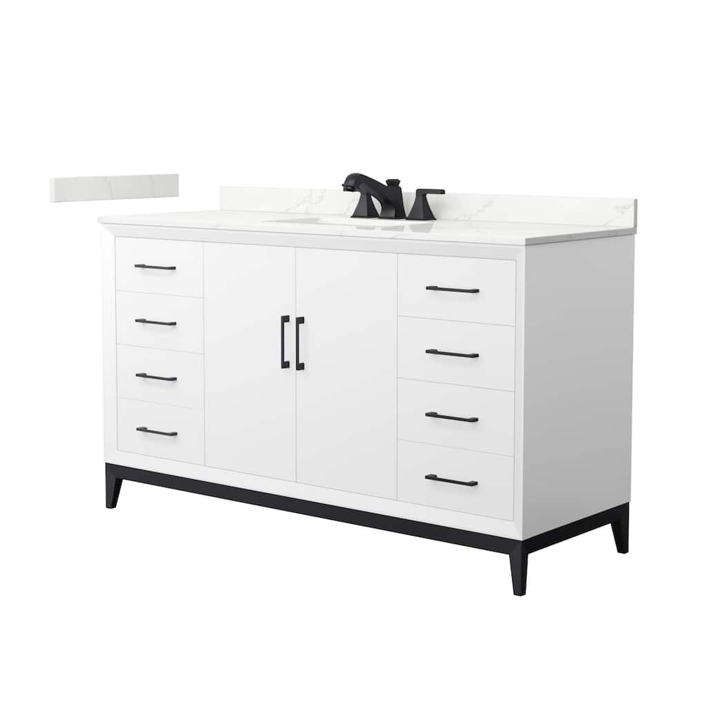Wyndham Collection WCH818160S-QTZ-US3MXX Amici 60" Free Standing