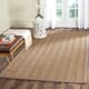 SAFAVIEH Natural Fiber Oceana Herringbone Seagrass Rug - 3' x 5' - Natural/Grey