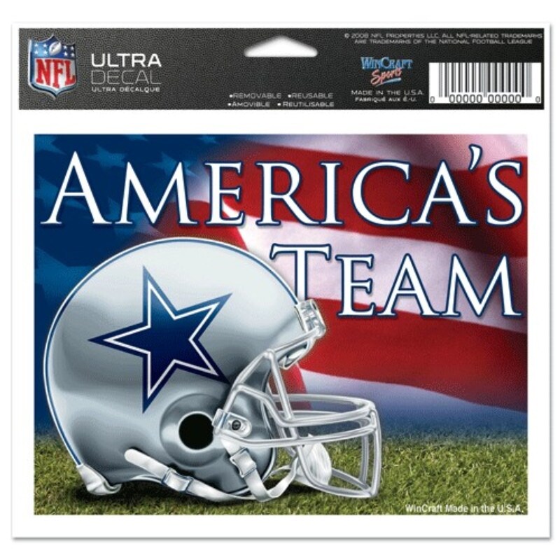 Shop Dallas Cowboys Decal 5x6 Ultra Color America S Team Overstock 27584522