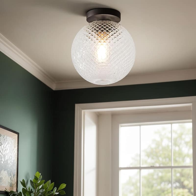 Kenroy Home Prismatic 1-Light Flush Mount