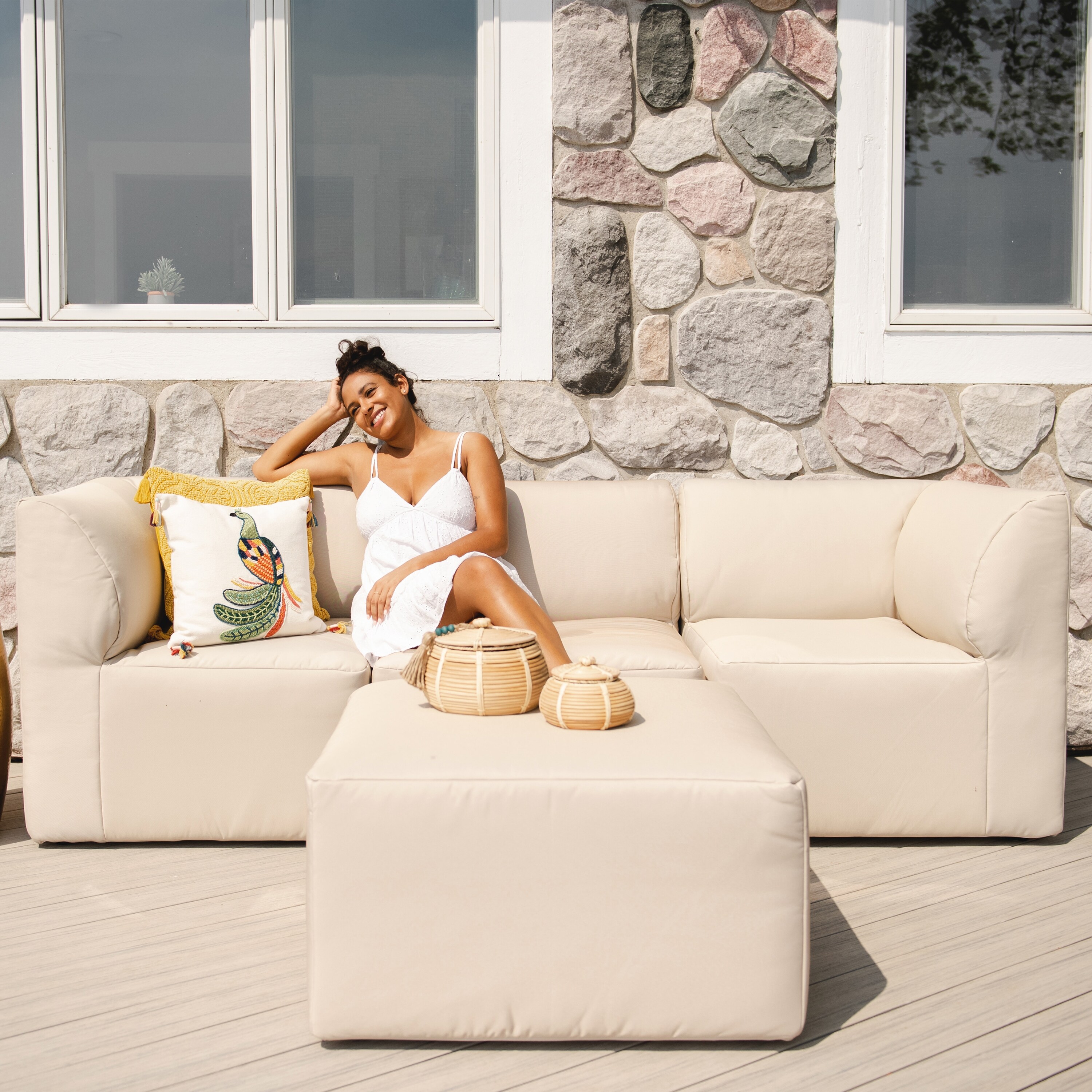 Big joe shop patio sectional