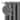 Deconovo Foil Print Striped Room Darkening Curtains Set of 2