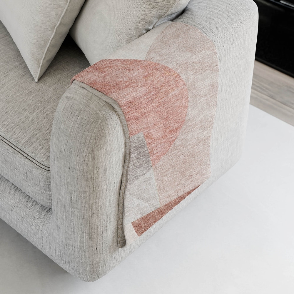 Premium Machine Washable Floral Sherpa Throw Blanket