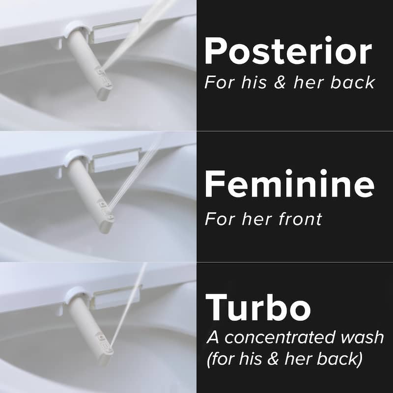 SmartBidet SB-2000 Electric Bidet Toilet Seat with Round Seating