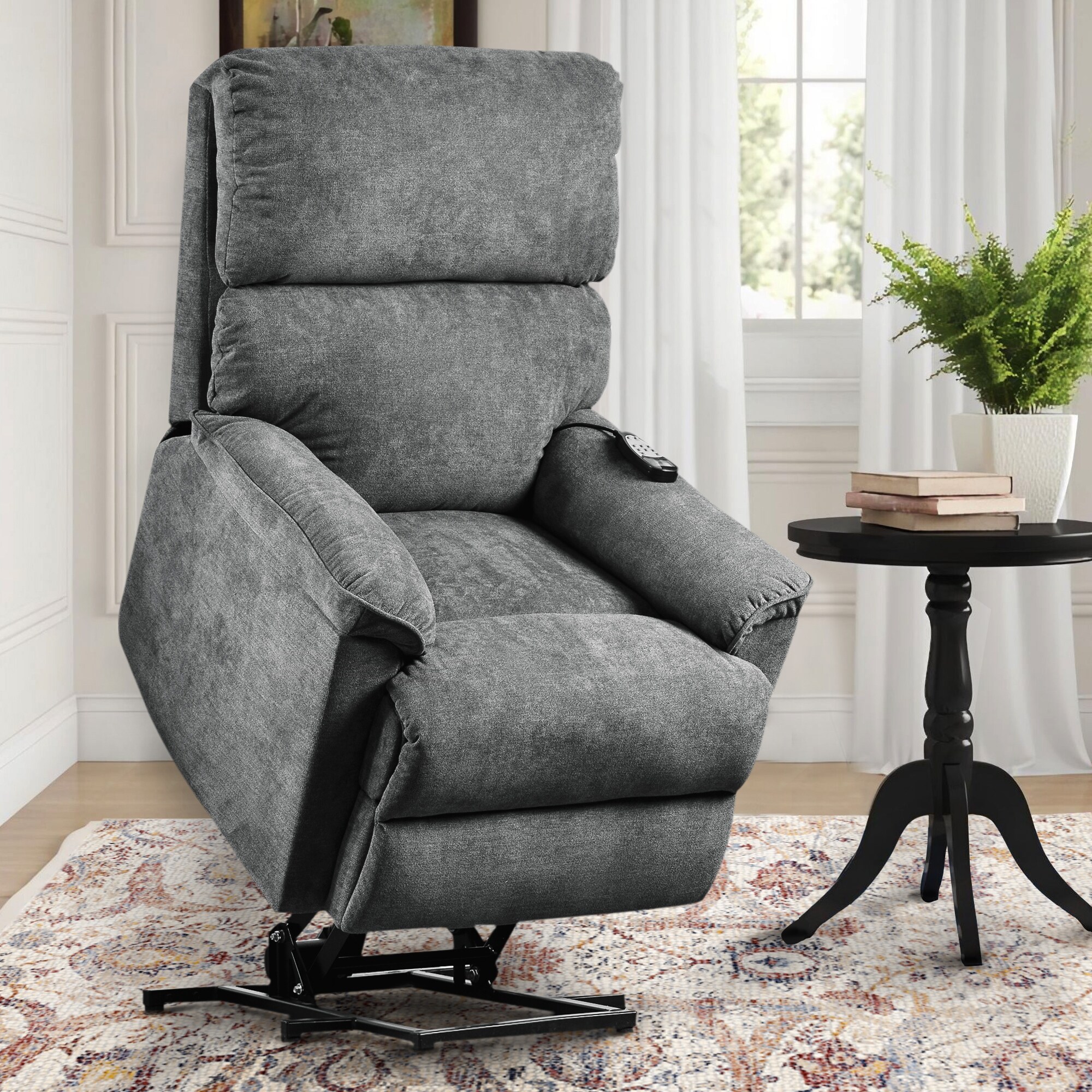 Recliner chairs 2025 fabric upholstery