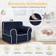 preview thumbnail 18 of 42, Costway Kids Sofa Toddler Foam Filled Armchair w/ Velvet Fabric Baby - See Details