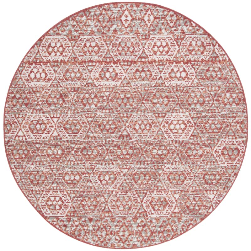 SAFAVIEH Pyramid Afiya Boho Geometric Rug