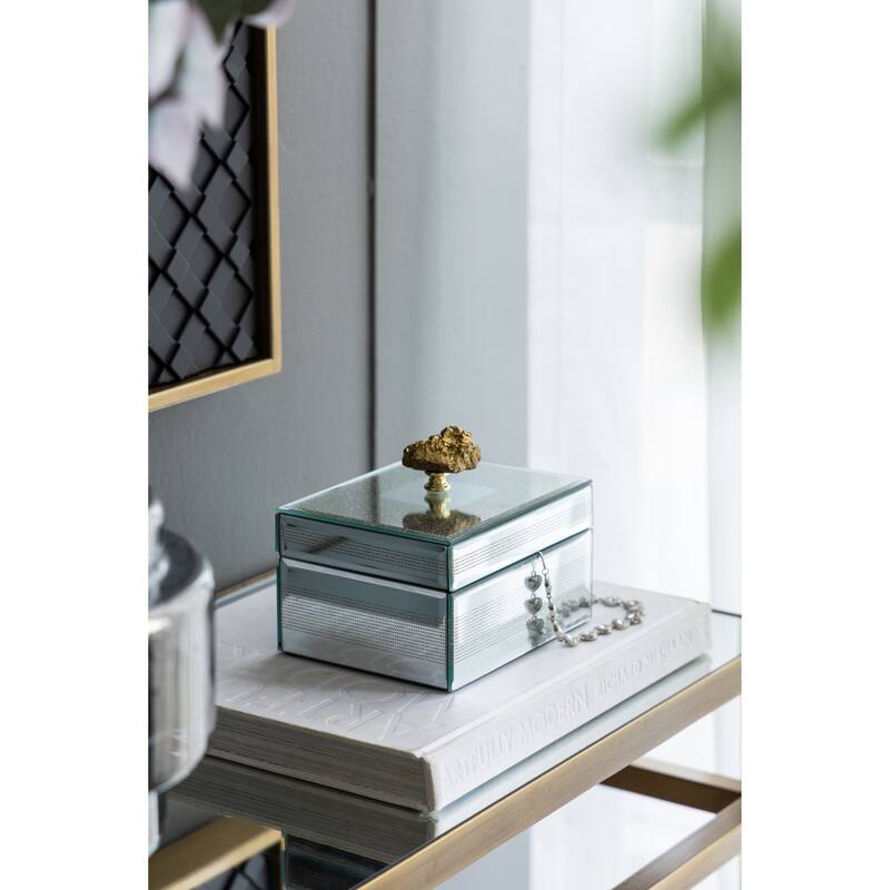 Jewelry Box, Stackable Decorative Storage Boxes With Lids