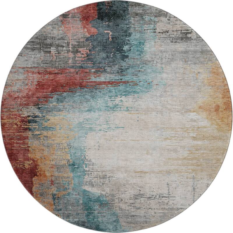 Premium Washable Super Soft Abstract Soid Mayfield Rug