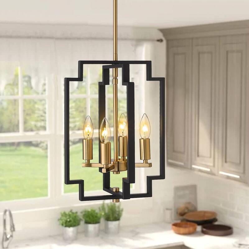 Adjustable Pendant Light, 5-Light Island Light, 4-Light Chandelier