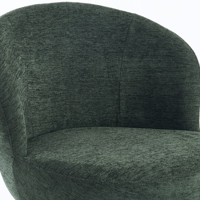 Swivel Modern Accent Chair, Armless Barrel Chairs for Living Room