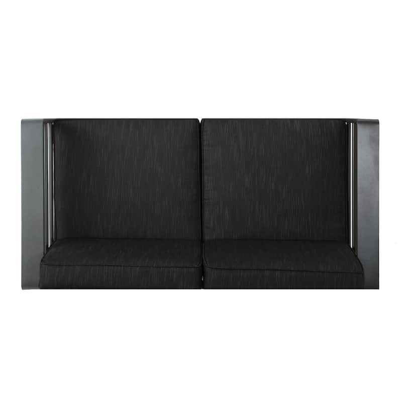 Cape Coral Aluminum Outdoor Loveseat by Christopher Knight Home