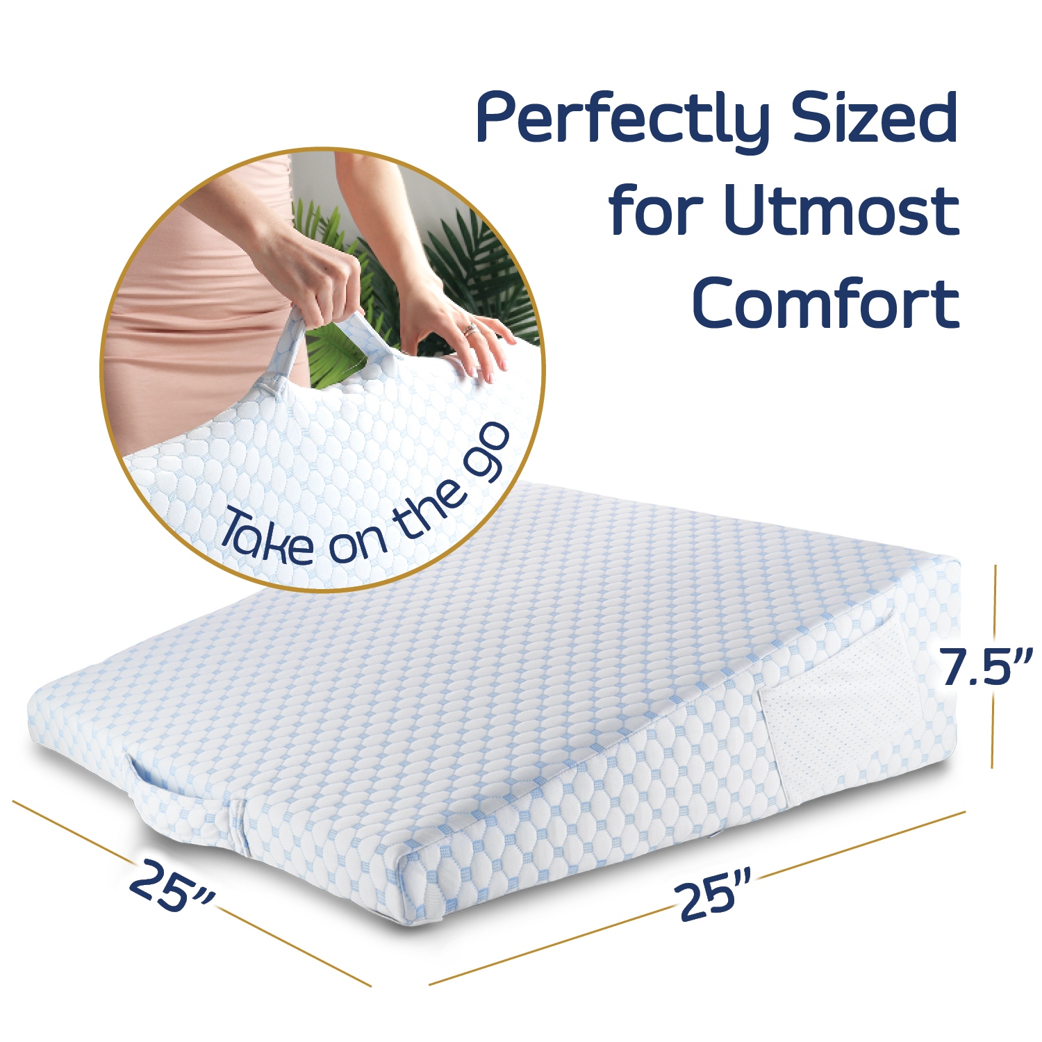 7 wedge pillow best sale