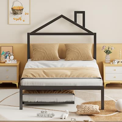 Full Size Metal Platform Bed