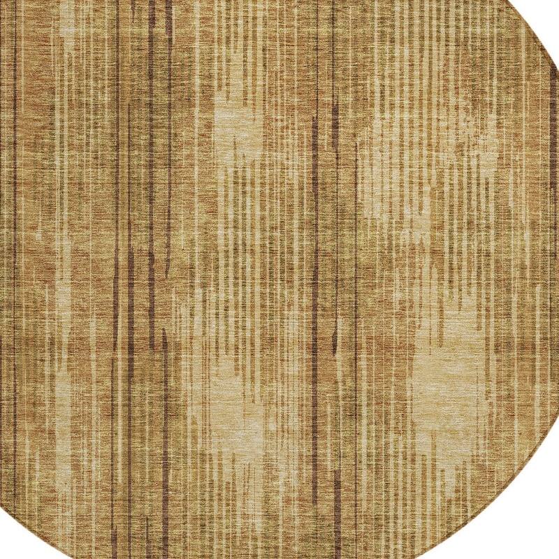 HomeRoots Striped Transitional Rectangle Outdoor Rug