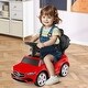 preview thumbnail 42 of 48, Gymax 3-in-1 Toddler Push Car w/Adjustable Canopy Under Seat Storage