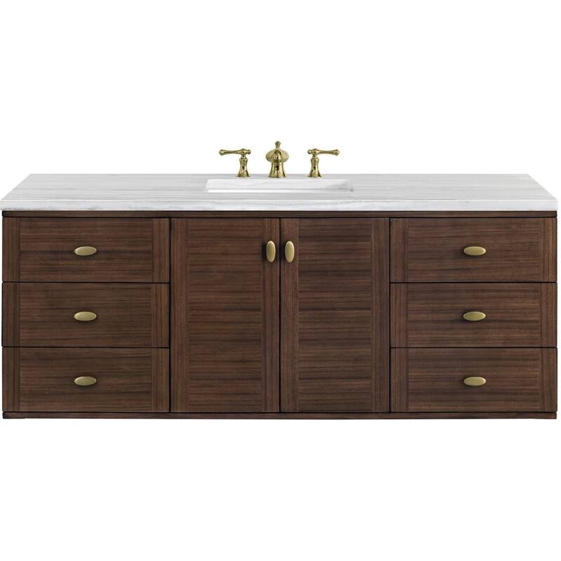 James Martin Vanities 670-V60S-3AF Amberly 60" Free Standing or Wall