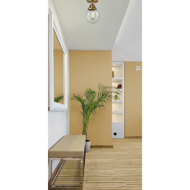 Innovations Lighting Nouveau 2 Beacon - 1 Light 6" Semi-Flush Mount