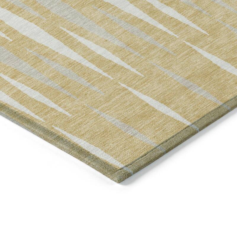 Machine Washable Indoor/ Outdoor Chantille Mosaic Contemporary Rug