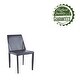 preview thumbnail 26 of 38, Porthos Home Fei Dining Chairs Set of 2, Bridle Leather and Steel