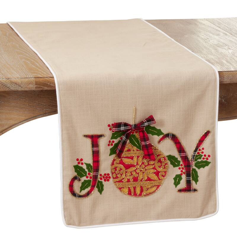 Table Runner With Joy Design