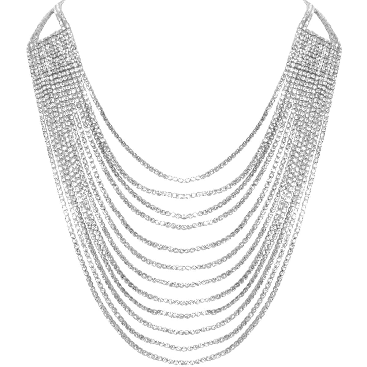 Get Wallpaper Shop Humble Chic Darling Waterfall Bib Necklace Multi Strand Chain Free