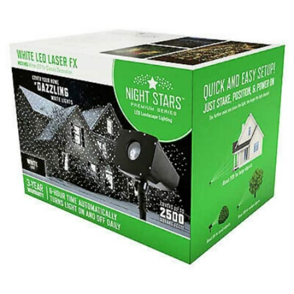 Viatek LL03WLEDMOV Night Stars Premium Moving White Laser Light