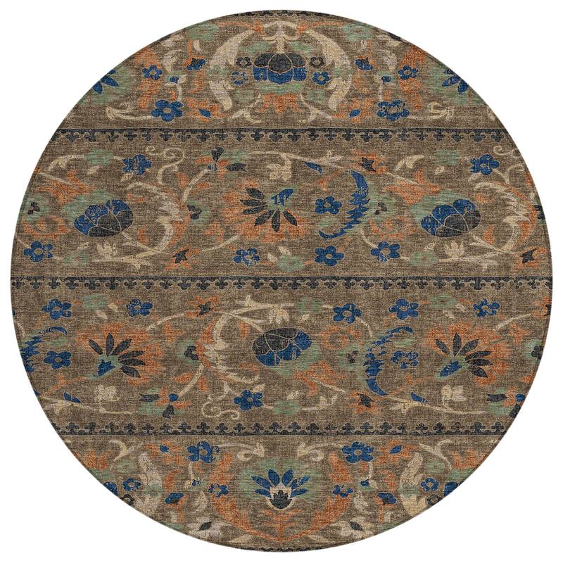 Machine Washable Indoor/ Outdoor Global Alix Chantille Rug