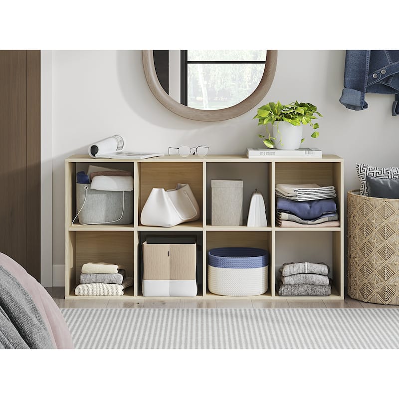 Signature Design by Ashley Piperton Brown 8 Cube Organizer - 24" W x 12" D x 47" H