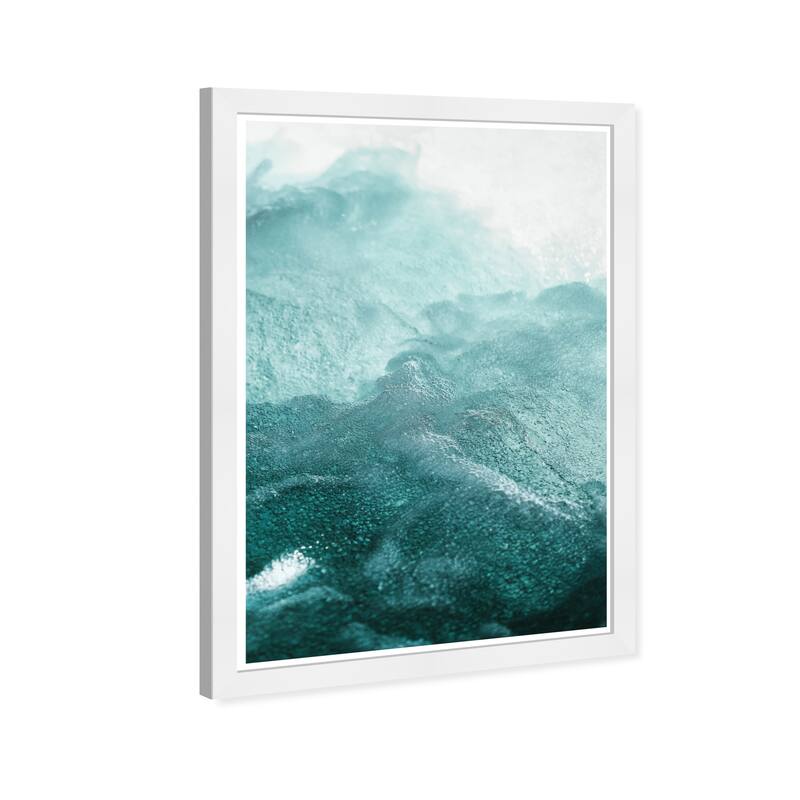 Wynwood Studio Prints Nautical and Coastal Water Teal Blue and Teal Nautical & Coastal Wall Art Canvas Print