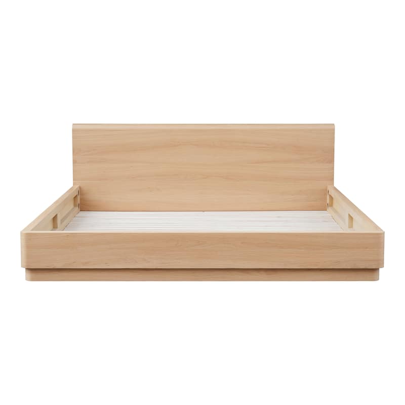 Aurelle Home Rome Modern Rounded Low Profile Bed
