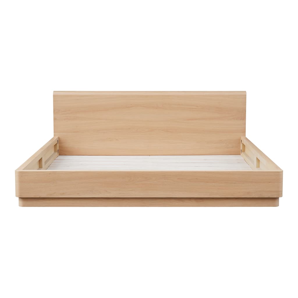 Aurelle Home Rome Modern Rounded Low Profile Bed