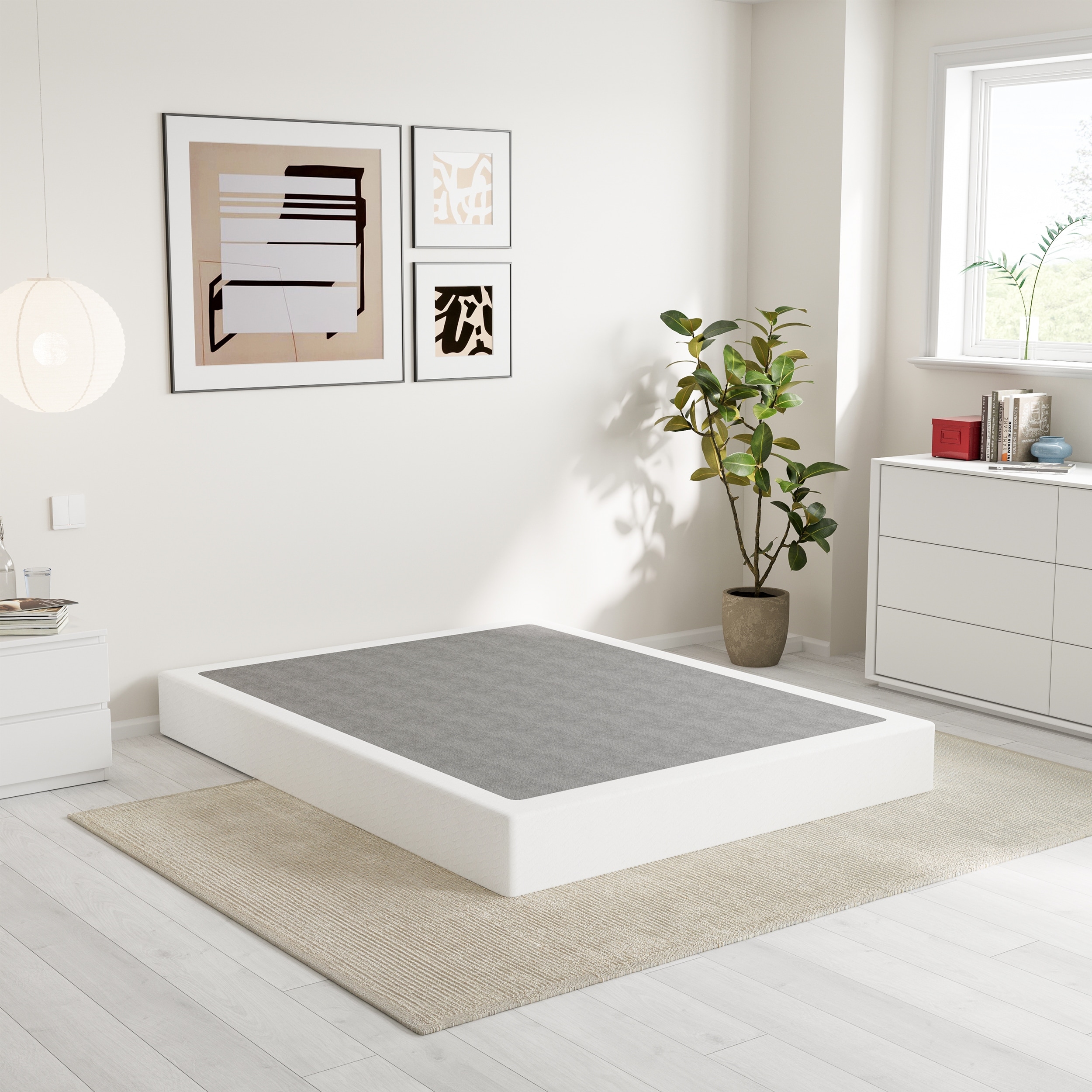 Bamboo Zinus Box Spring King Zinus Low Profile Full Size Box