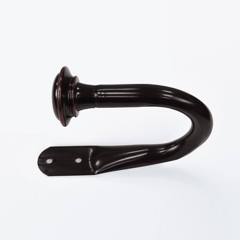 Lumi 5/8 in. Dia. Curtain Holdback (4-Pack) - Oil Rubbed Bronze