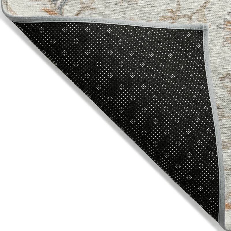HomeRoots Floral Traditional Rectangle Outdoor Rug