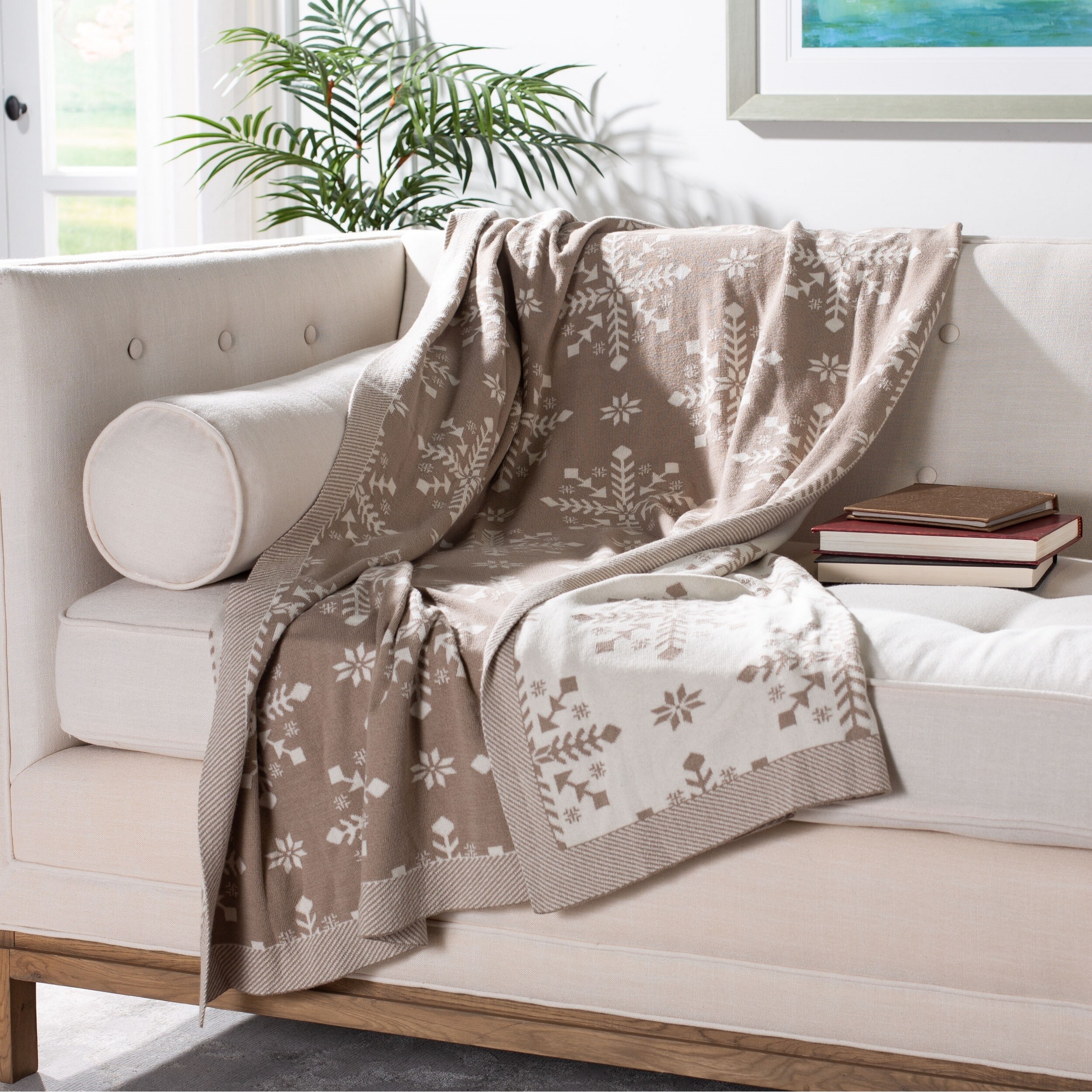 Safavieh Snowflake 50 X 60 Inch Throw Blanket N A Safavieh Snowflake 50 X 60 Inch Throw Blanket N A
