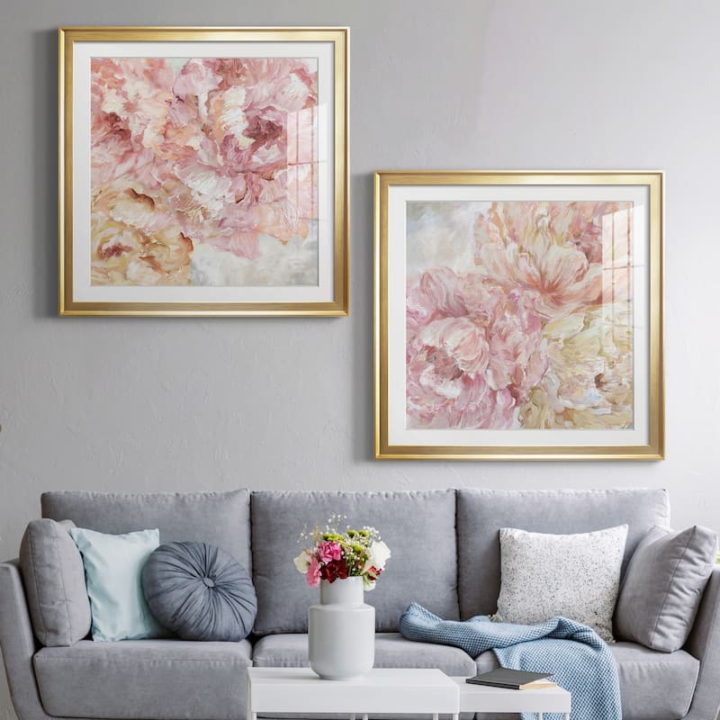 Contemporary Peonies I Premium Framed Print - Ready to Hang